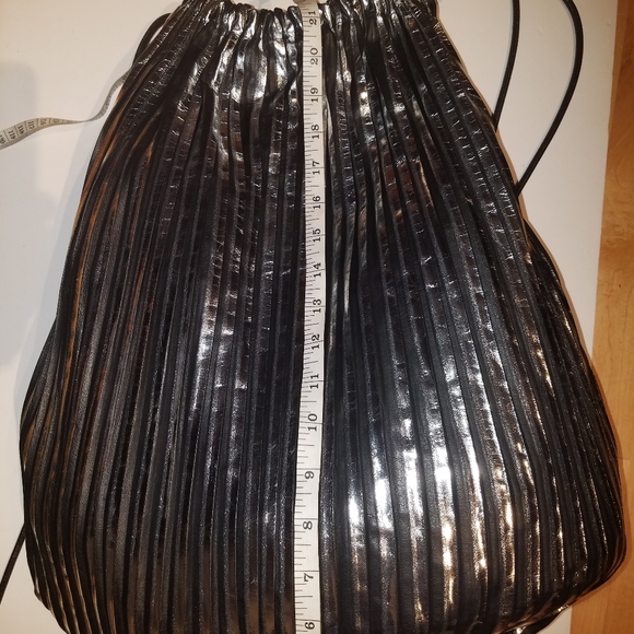 NWOT genuine lambskin leather accordion backpack main image 12